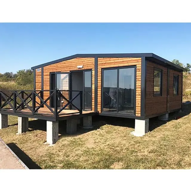 Conjunto de casa de contêiner móvel pré-fabricado para casa XH 2 quartos pequena cabine para venda