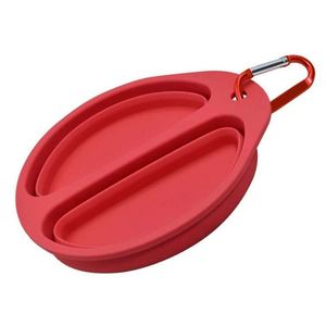 Bols carrés pliables pour animaux de compagnie en silicone de qualité alimentaire, écologiques, compatibles lave-vaisselle, portables, pliables, pour les voyages, pour la nourriture pour chiens - Product Image 2