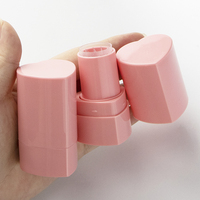 Tubes de fond de teint en plastique personnalisés, tubes vides pour crème blush en stick, forme cœur, 8g