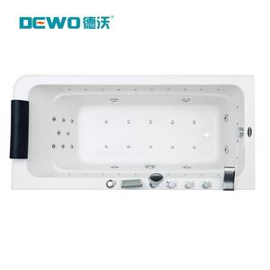 Baignoire de massage autoportante moderne en acrylique blanc pour 1 personne, avec jets d'eau, baignoire de trempage, <span class=keywords><strong>spa</strong></span> à remous pour intérieur - Product Image 1