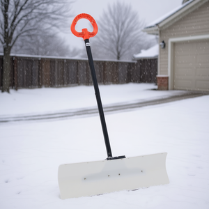 Pelle à neige ergonomique avec poignée D, lame en HDPE de 30 pouces, bord métallique, outil de déneigement d'hiver pour l'extérieur - Product Image 2