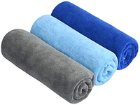 Serviette de sport en microfibre Eastsunshine, super douce, absorbante, séchage rapide, motif uni, lavable en machine