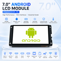 Controlador de Módulo Industrial con Pantalla Táctil Capacitiva LCD TFT IPS de 7.0 Pulgadas, Sistema Android Preinstalado, 1024x600, 500 Nit, Jiangsu