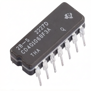 CD40106BF3A อินเวอร์เตอร์แบบ CDIP-16 อินเวอร์เตอร์ 6 ช่องสัญญาณ 3-V ถึง 18-V พร้อมอินพุตชิมม์ทริกเกอร์ 14-CDIP -55 ถึง 125 - Product Image 1