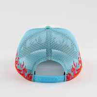 Casquette de baseball rétro personnalisée à 5 panneaux avec visière pré-courbée, unisexe, en maille chevron, style hip-hop, pour le cyclisme, 100 % coton, performance optimale