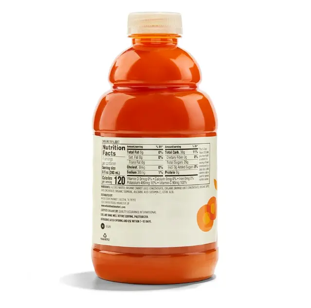 Fruit and Vegetable Juice Vitamin Liquid Supplement Mixed Juice Concentrate Variety of Flavors Private Customization Label