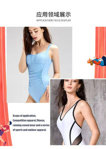 Tela de Punto Elástica en Cuatro Direcciones de Nailon y Spandex Mate de 180g, de Secado Rápido y Transpirable, para Trajes Deportivos y Trajes de Baño - Product Image 5