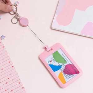 แผ่นใบรับรอง PU สไตล์ญี่ปุ่นใช้สำหรับแขวนบัตรเครดิต - Product Image 5