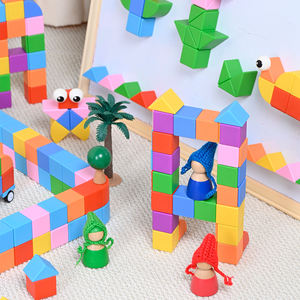 Set di Blocchi Magnetici MAGPLAYER, Giocattoli Educativi per Bambini, Cubi Magnetici per Costruzioni - Product Image 1