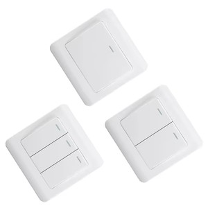 यूनजोड़ी 2024 दीवार स्विच के लिए इलेक्ट्रिक स्विच विद्युत स्विच और नए डिजाइन सुपर स्लिम पैनल को प्लग करें - Product Image 5