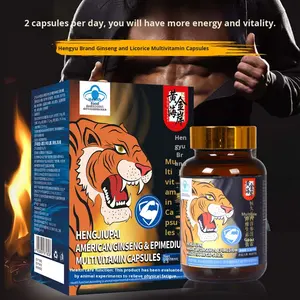 Goud Kust Hengjiu Merk Amerikaanse Ginseng Epimedium Multivitamine Kruidensupplementen Capsules Voor Mannen 24 Maanden Houdbaar Gezondheid - Product Image 3