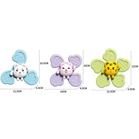 2023 nouveau Design bébé Fidget tourner autour de l'activité jouet Silicone ventouse Spinner en plastique Durable