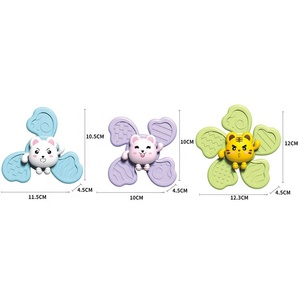 2023 thiết kế mới bé thần tài biến xung quanh hoạt động Đồ chơi Silicone hút cup Spinner làm bằng nhựa bền - Product Image 1