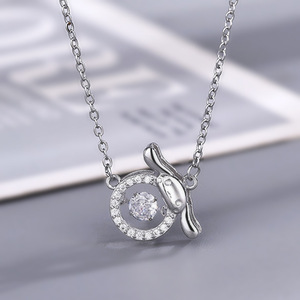 Collana con ciondolo a forma di cane carino per donna, regalo dolce e fresco per San Valentino, gioielli alla moda - Product Image 1