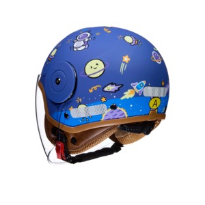 BYB/RNG cielo estrellado azul último casco bicicleta de cara completa casco de bicicleta para niños de 7 a 15 años - Product Image 5