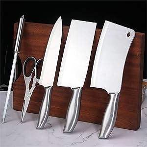 Planche à découper rectangulaire en acier inoxydable, écologique, avec design compatible lave-vaisselle - Product Image 5