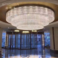 Personnalisé Moderne De Luxe Creative DIY Lustre En Cristal Ceilling Grande Lampe Suspendue Pour Hôtel Hall Projets Ingénierie Décor