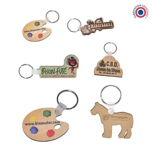 Porte-clés en bois personnalisé pour merchandising - Product Image 2