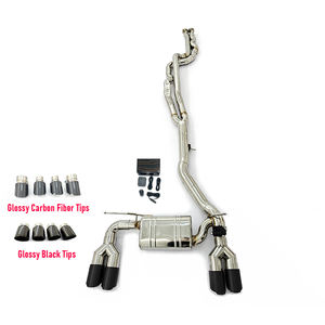 Envío Rápido, Escape CSZ F80 <span class=keywords><strong>M3</strong></span> para <span class=keywords><strong>BMW</strong></span> F80 <span class=keywords><strong>M3</strong></span> F82 M4 S55, Tubo Central Individual de 3.5 Pulgadas, Silenciador Valvetronic para F87 M2c M2 Competition - Product Image 1