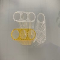 Pompe à flash à laser 1064 nm en quartz jaune dopé au samarium, à cavité polie en U, sans ozone, pour la suppression des oscillations parasites