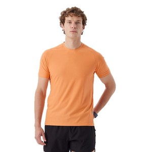 Camiseta de gimnasio Ice Feel para hombre, 170gsm, 85%, nailon, 15%, Spandex, estampado reflectante, diseño de logotipo personalizado, camiseta de Fitness de cuello redondo elástica - Product Image 4
