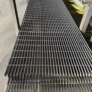 Galvanisierter stahl gerippter Boden gitter Outdoor-Anwendung Produkt / Stahl-Gitterprodukt