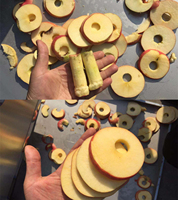 Fabriek Prijs Rvs Apple Pitting Core Verwijderen En Snijmachine Apple Slicer Machine