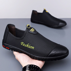 Zapatos casuales de malla transpirable para hombre, con suela suave y tacón bajo, estilo deportivo para el tiempo libre. - Product Image 2