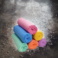 Offre Spéciale serviette de séchage magique en cuir de chamois synthétique PVA Super absorbant pour le nettoyage rapide de la voiture chiffon Shammy efficace