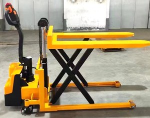 Bền an toàn đáng tin cậy Hướng dẫn sử dụng 1.5m chiều cao di động nâng nền tảng 350kg thép không gỉ OEM cắt kéo nâng bảng - Product Image 4