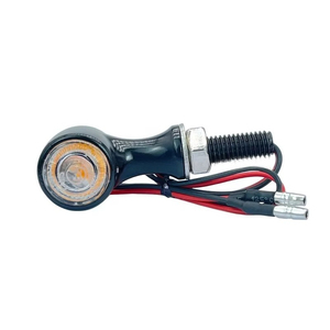 8mm E24 마크 미니 보조 황색 경고등 윙커 점멸 미니 표시등 DC 12V 오토바이 LED 방향 지시등 - Product Image 5