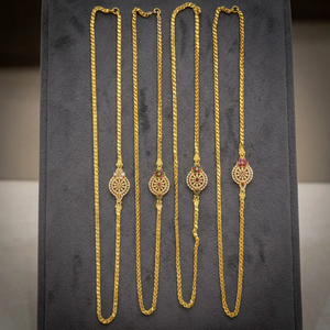 Collares de Cadena Mopu de Oro de 14K, 18K, 24K al por Mayor con Piedra CZ, Cadena de Latón, Joyería de Moda, Collares de Cadena de Oro con Piedra CZ - Product Image 3