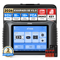 Programador de Llaves de Auto X100Pad3 SE, Herramienta de Diagnóstico Automotriz para Todas las Llaves Perdidas, FCA DoIP, Prueba Activa, Escáner de Autos