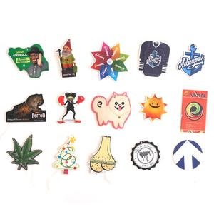 ชุดน้ำหอมปรับอากาศในรถยนต์ กลิ่นน้ำผึ้งพีช พร้อมกระดาษซับกลิ่นพิมพ์ลายโลโก้ตามสั่งด้วยเทคนิคการพิมพ์ซิลค์สกรีนบนผ้าฝ้าย - Product Image 6