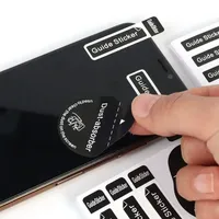 JINGREN Autocollant protecteur d'écran anti-poussière en TPE/TPR pour écrans optiques LCD, appareils photo, objectifs, téléphones, tablettes et montres - Taille 5x8mm