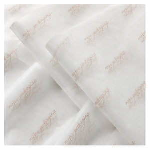 Translucent Glassine Tissue <b>Paper</b> Recyclable Clothes Gift <b>Wrapping</b> Sheet with Custom Print for Boutiques Low MOQ DDP - Product Image 2