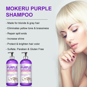 Private Label Service <strong>Silicone</strong> <strong>Free</strong> Sulfate <strong>Free</strong> Natural Purple <strong>Conditioner</strong> for Sliver Hair - Product Image 4
