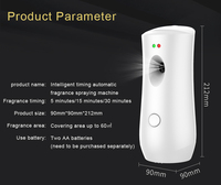 Diffuseurs d'air automatiques pour salle de bain, écologiques, sans danger pour les animaux et les enfants, avec logo personnalisé, vente en gros, indicateur LED