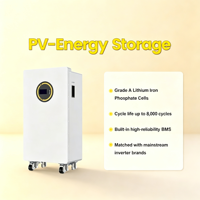 Sistem PV-ESS Tenaga Surya 6.2kW 16.1kWh untuk Hunian, Sistem Off-Grid dengan Baterai Lithium Ion dan Inverter MPPT