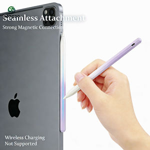 Stylet actif en métal blanc dégradé, détection d'inclinaison, rejet de la paume, attraction magnétique, pointe remplaçable pour un dessin/écriture fluide - Product Image 3