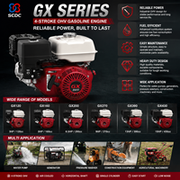 Moteur à essence Scdc Original Hondas GX160SX SXC 4 temps 5,5 ch 163cc OHV pour pompe à eau, générateur, équipement agricole