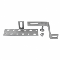 Longue durée de vie, anti-corrosion 180 °   Support de fixation solaire double réglable pour panneaux solaires sur toiture en tuiles