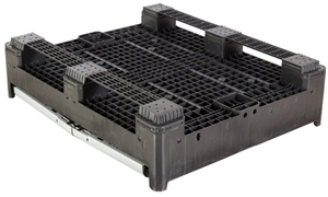 Tarım büyük örgü sebze ve meyve istiflenebilir katlanabilir plastik palet kutusu - Product Image 3