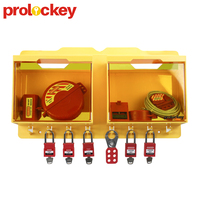 Station de verrouillage de sécurité combinée durable de grande taille avec stockage à clé