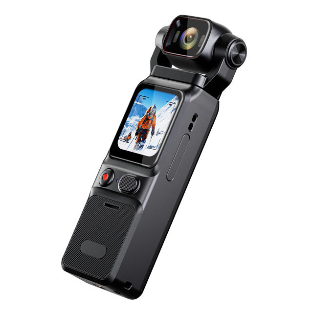 Mini WiFi Action Camera with 4K HD 1080P Resolution 1.3'' LCD Screen 270 Degree Rotatable Motion H.265 Video Compression Format