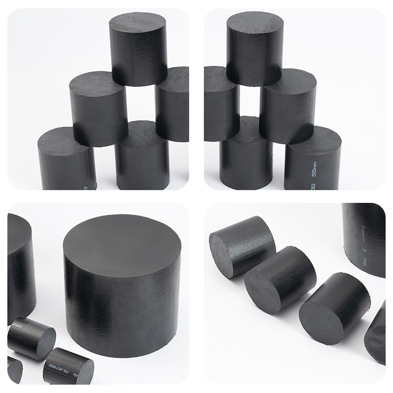Modified Nylon Sheet PA66 GF30 Black