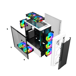 Vendite calde di pupazzo di neve a buon mercato custodie per PC per ATX Gaming <span class=keywords><strong>Super</strong></span> Gaming <span class=keywords><strong>Computer</strong></span> <span class=keywords><strong>Case</strong></span> Tower con vetro temperato - Product Image 5