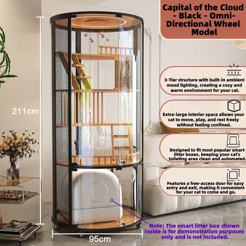Capitale du Cloud - Noir - Omni-directionnel Wh