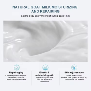 Gel <span class=keywords><strong>Doccia</strong></span> al Latte di Capra con Niacinamide, Lozione Sbiancante per Pelle Secca con Proprietà Nutrienti - Product Image 3
