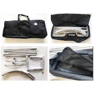 Grosir kustom 6FT dekorasi pernikahan bingkai bulat logam opia Latar Belakang Berdiri latar belakang lengkungan ulang tahun - Product Image 2